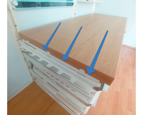 Адаптер столешницы накладной